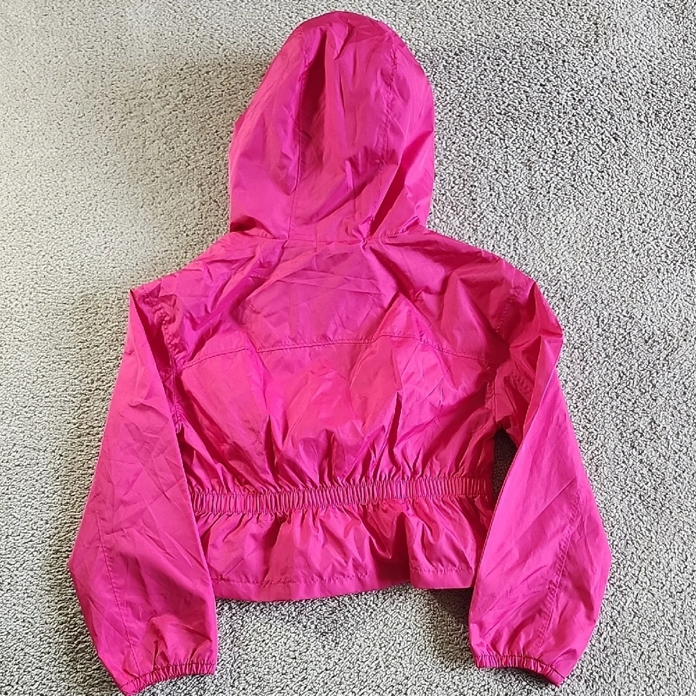 Gap Kids Vibrant Pink Hooded Wind-breake Jacket